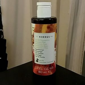 New Korres Bergamot Pear Shower Gel 2.7 fl. Oz.